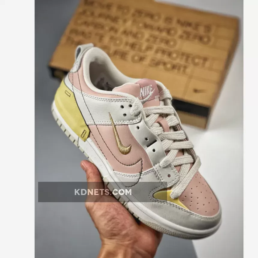 Nike Dunk Low Disrupt 2 Pink Oxford/Grey-Yellow-White
