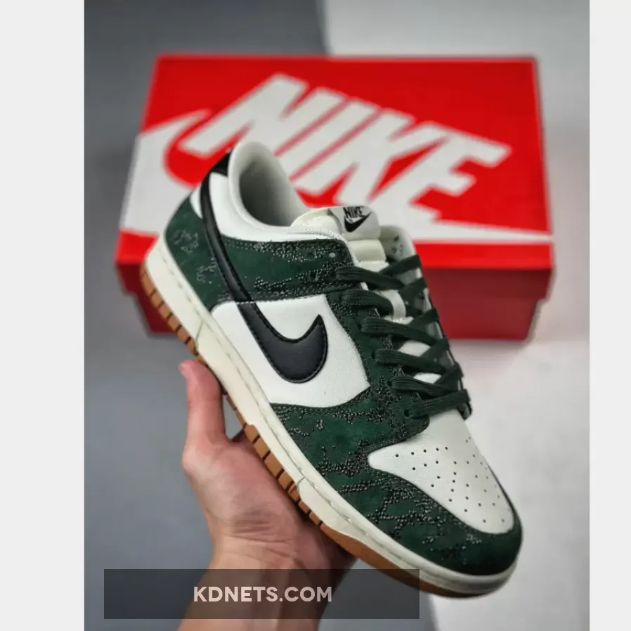 Nike Dunk Low "Green Snake" Pro Green/Black-Sail-Gum
