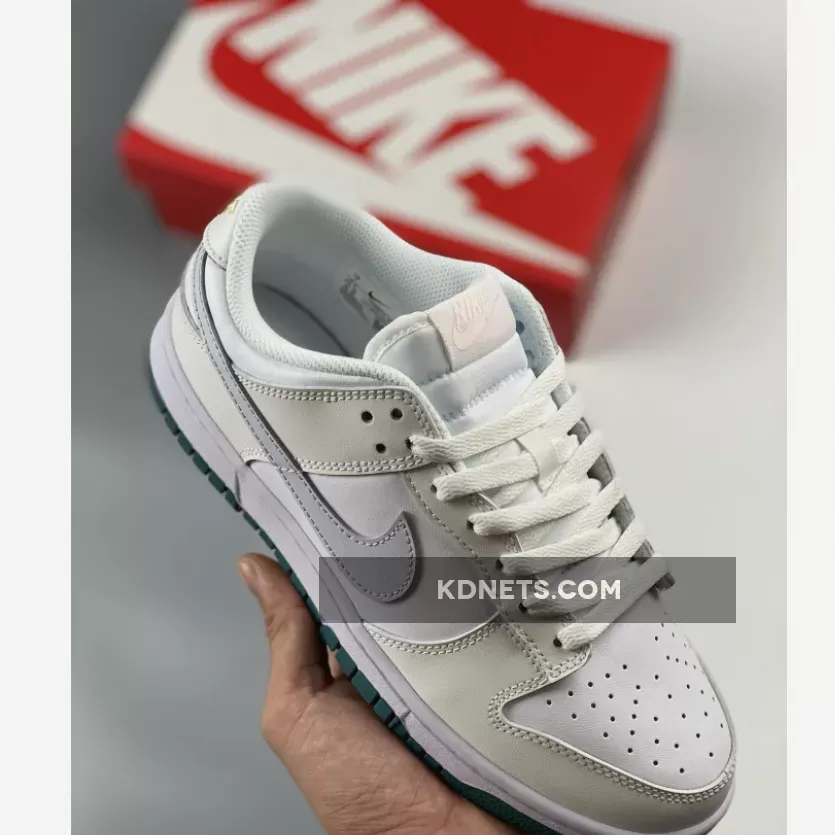 Nike Dunk Low GS White Grey Teal
