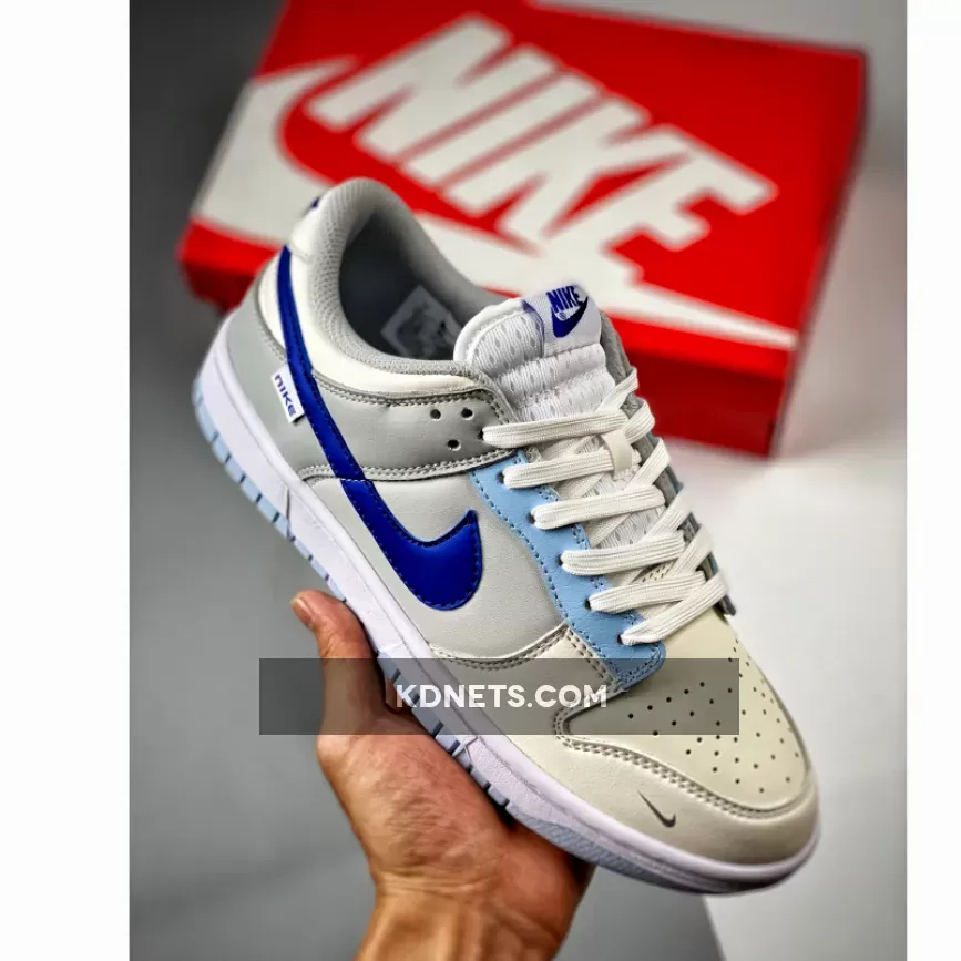 Nike Dunk Low Ivory/Hyper Royal-White-Photon Dust-Grey Fog