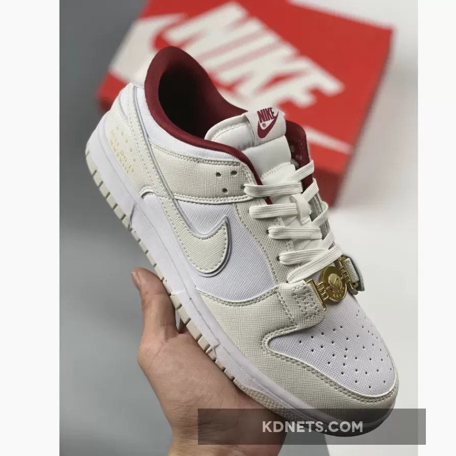 Nike Dunk Low Just Do It White Sail
