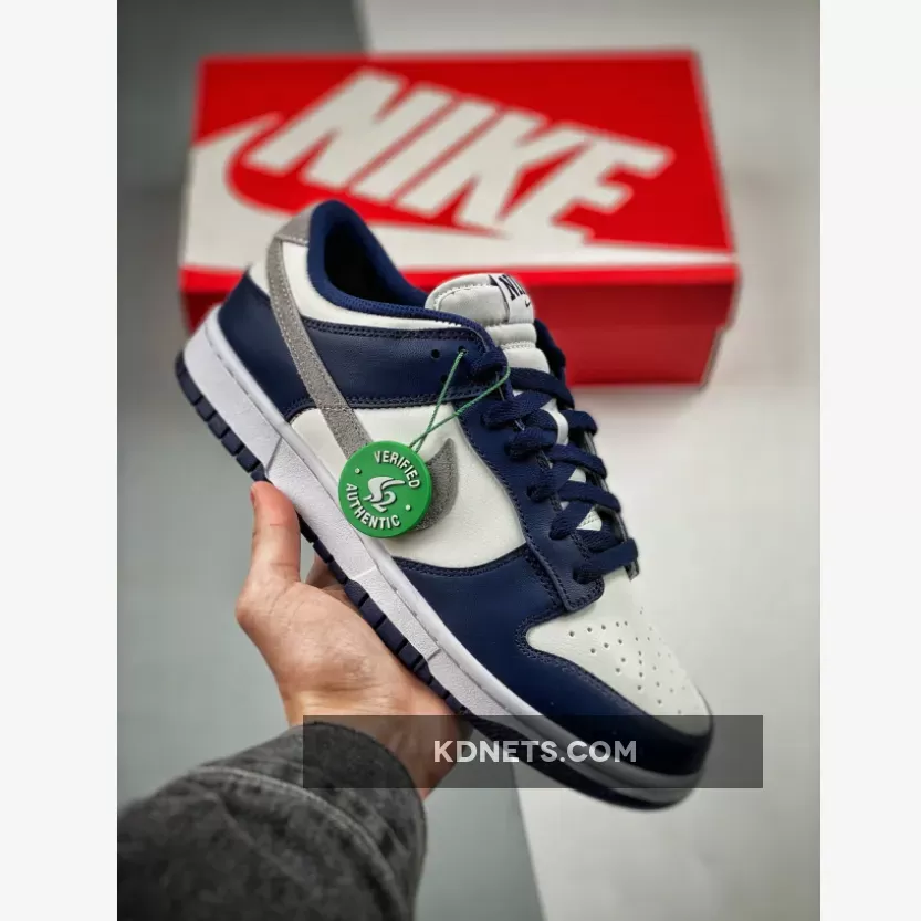 Nike Dunk Low Midnight Navy/Light Smoke Grey/Summit White