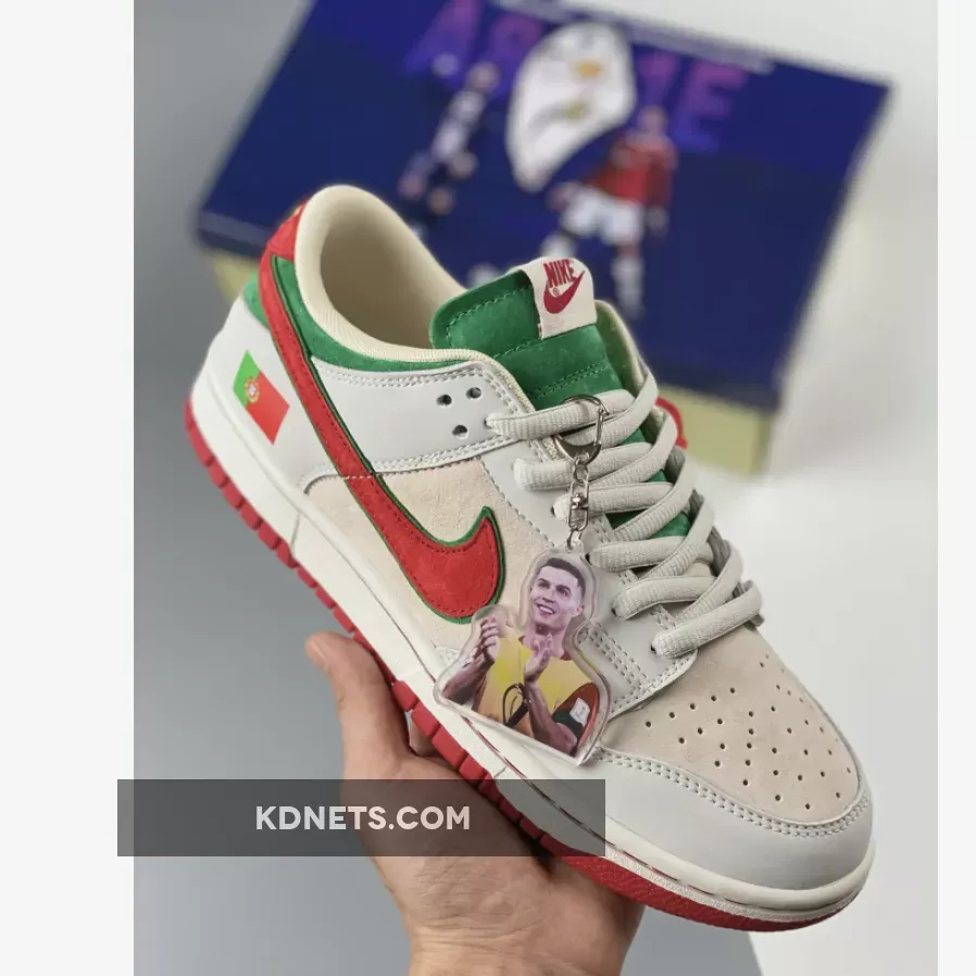 Nike Dunk Low ‘Portugal’ White Grenn Red