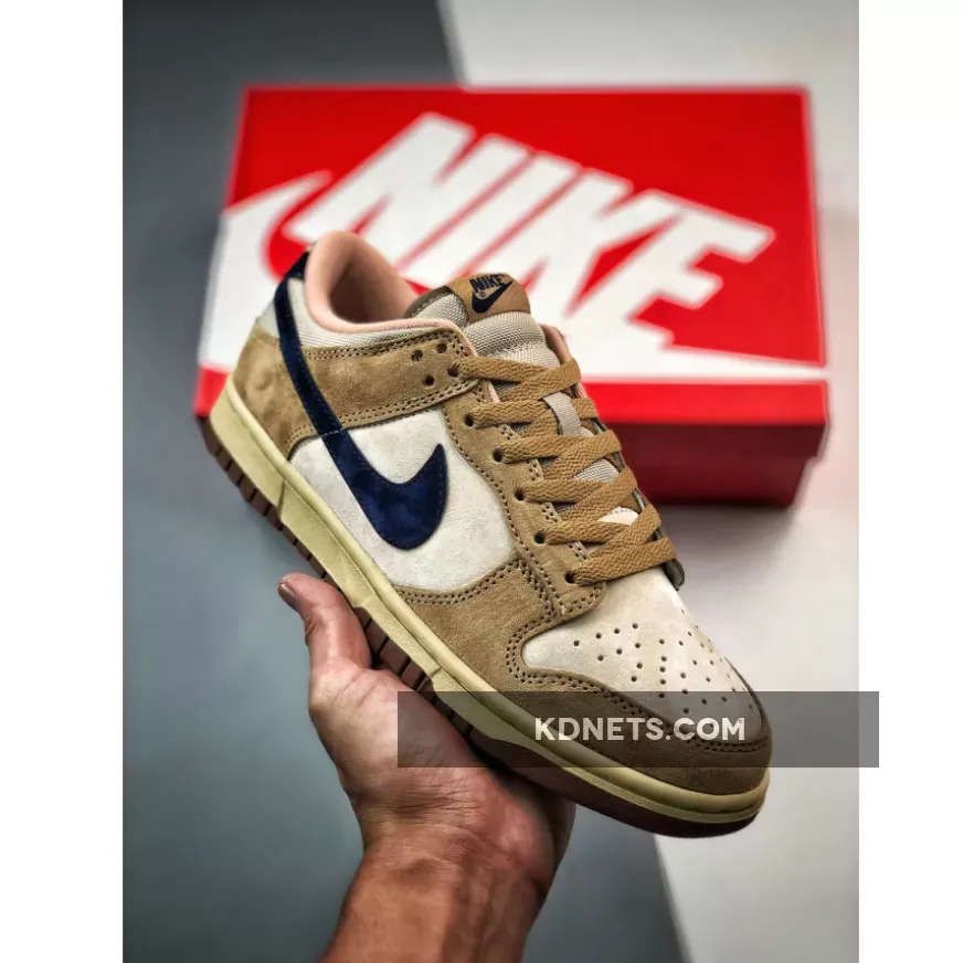 Nike Dunk Low Pro Vegas Gold/Midnight Navy-Maple