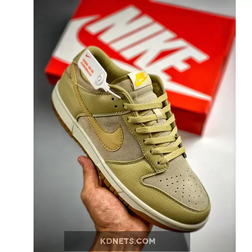 Nike Dunk Low Tan Suede Gum