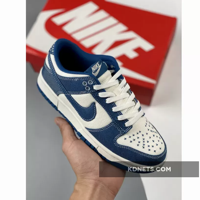 Nike Dunk Low White/Industrial Blue