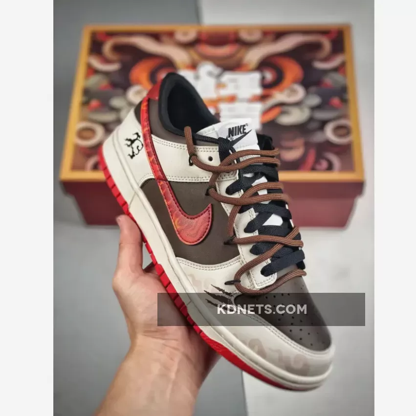 Nike Dunk Low "Year of the Dragon" White Black Red