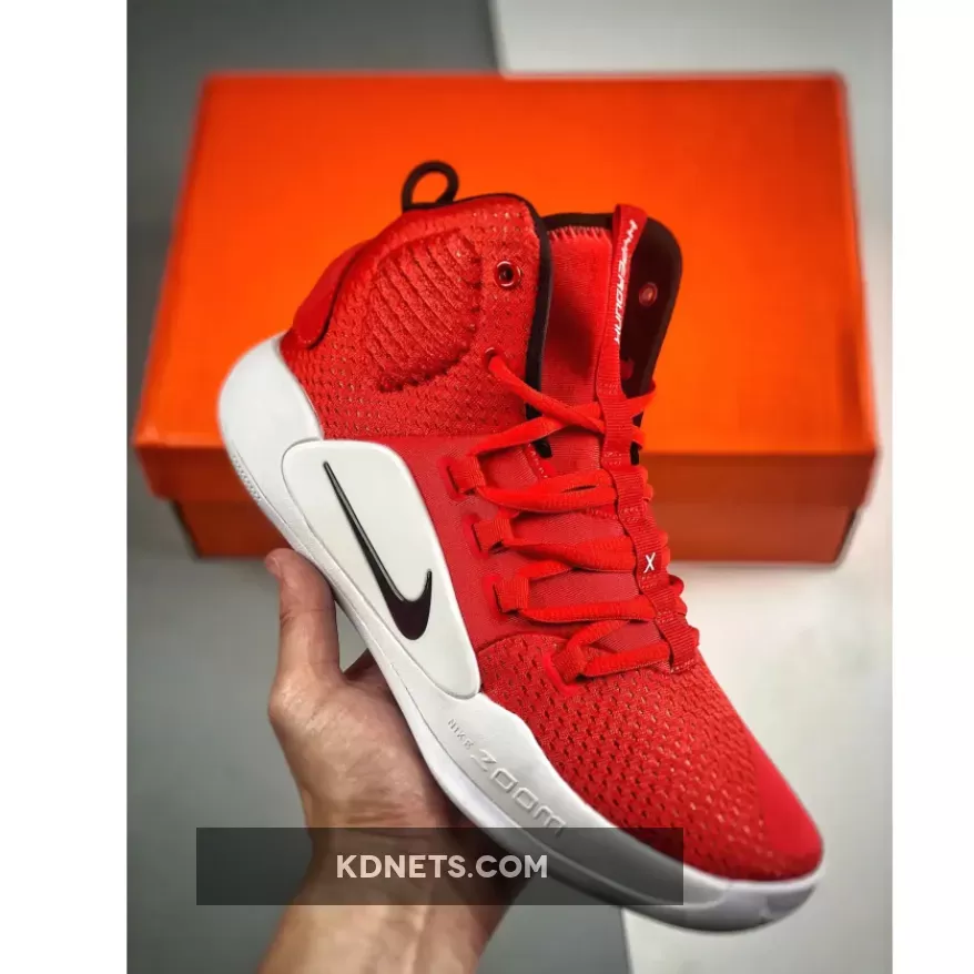 Nike Hyperdunk X University Red/White-Black