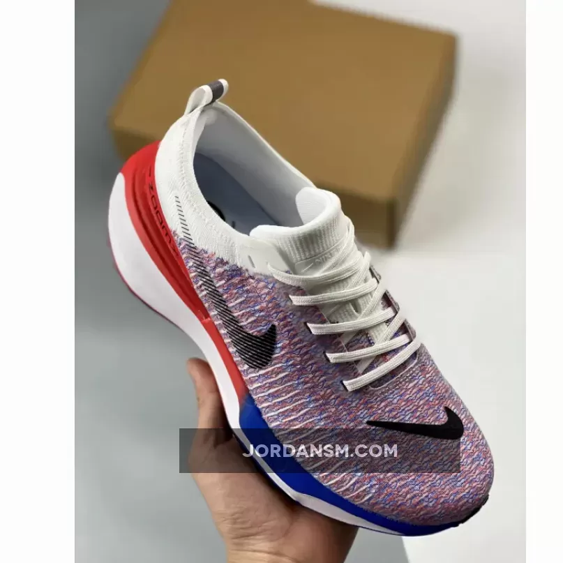 Nike Invincible 3 White University Red Photo Blue Black