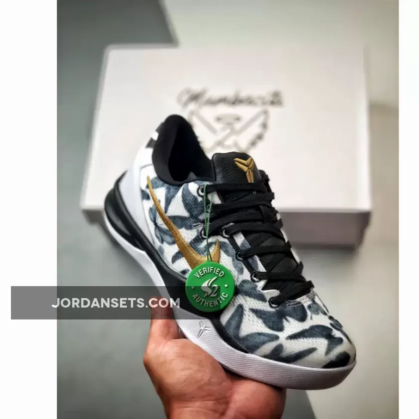 Nike Kobe 8 Protro "Mambacita" White/Metallic Gold-Black