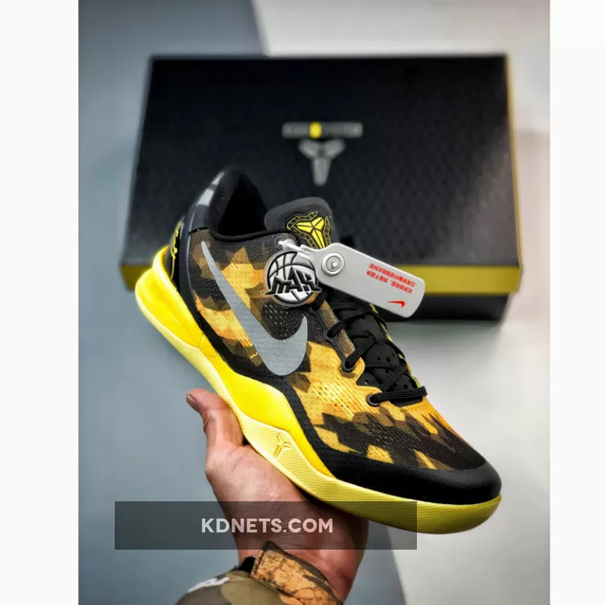 Nike Kobe 8 System Black/Grey-Vivid Sulfur-Electric