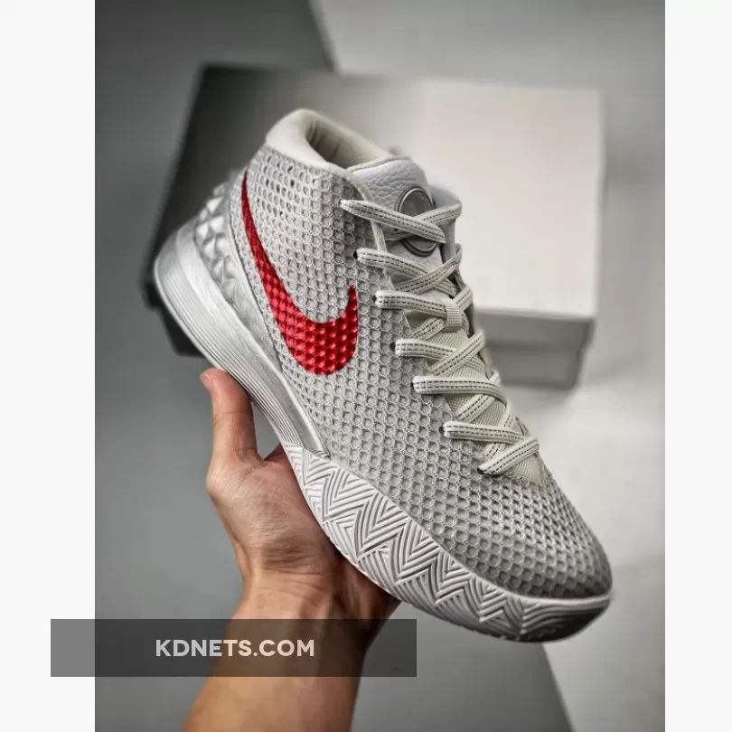 Nike Kyrie 1 "Opening Night" White/Metallic Silver/University Red