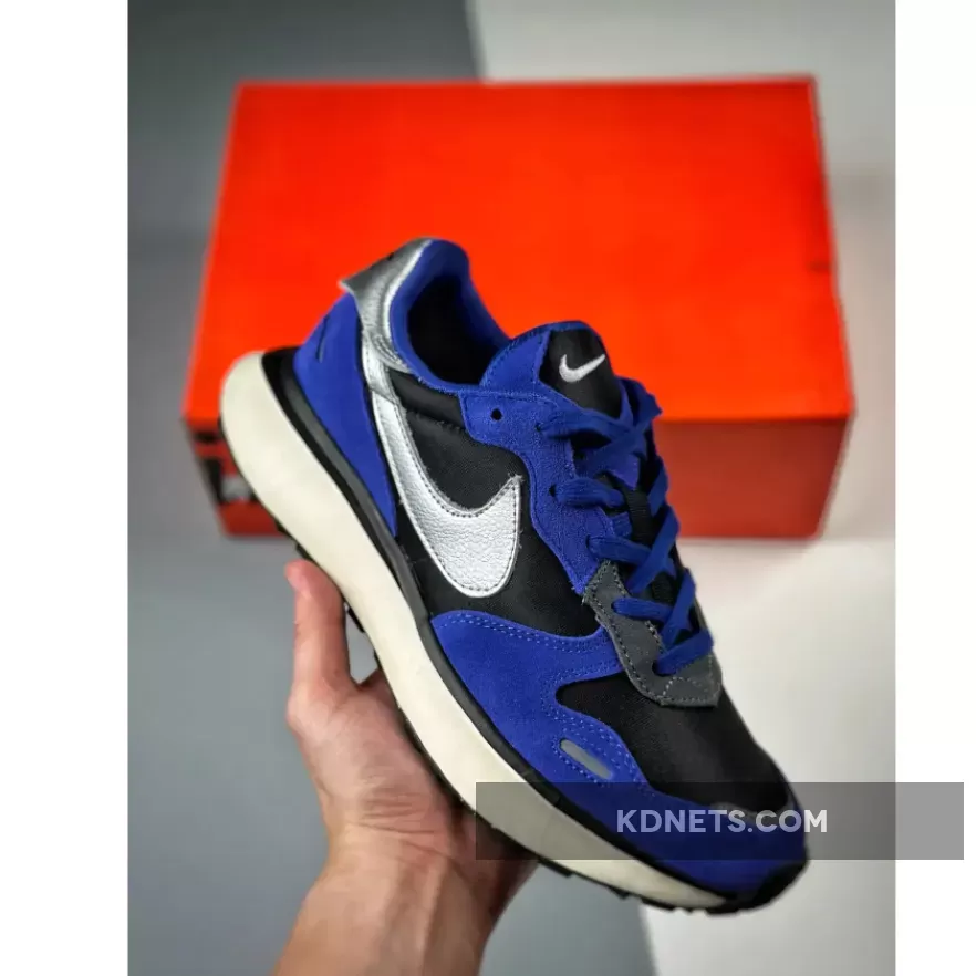 Nike Phoenix Waffle Blue Black Silver