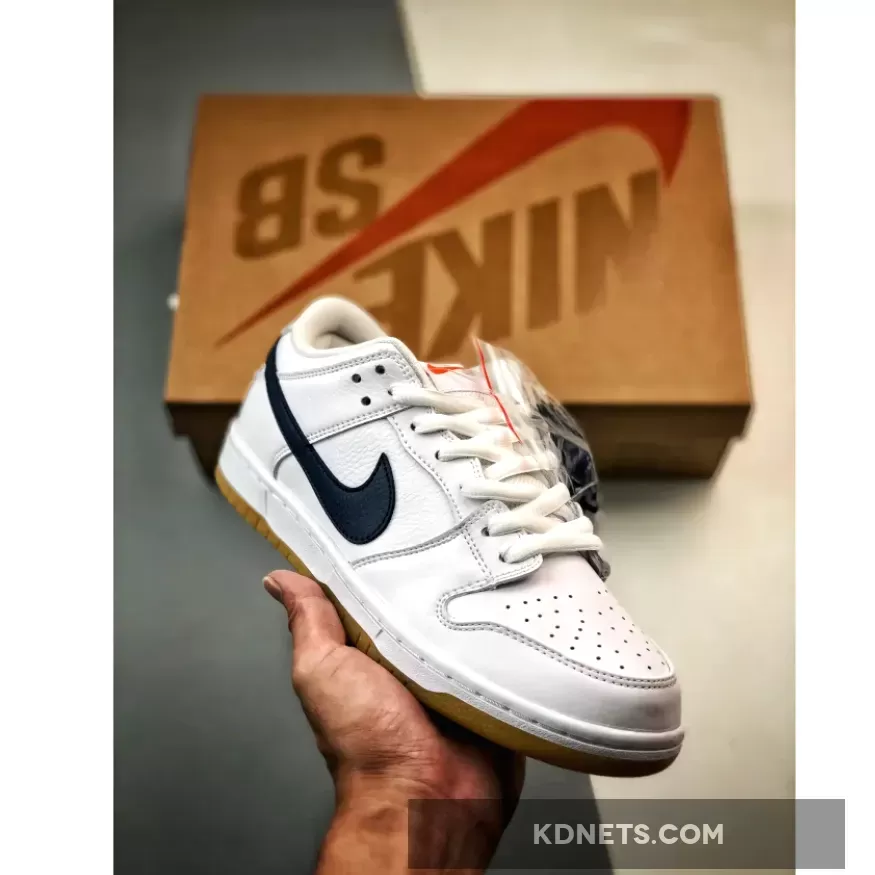 Nike SB Dunk Low Pro ‘Orange Label White Navy’