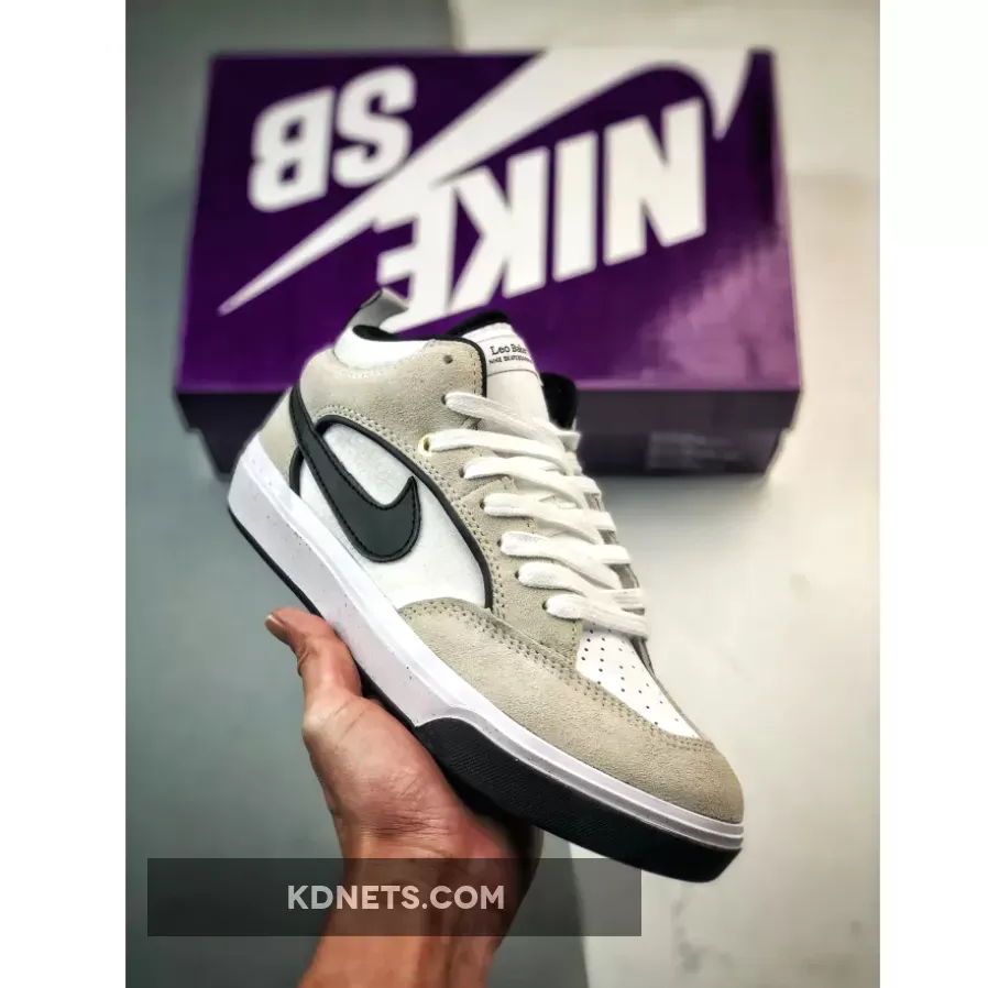 Nike SB React Leo White Black