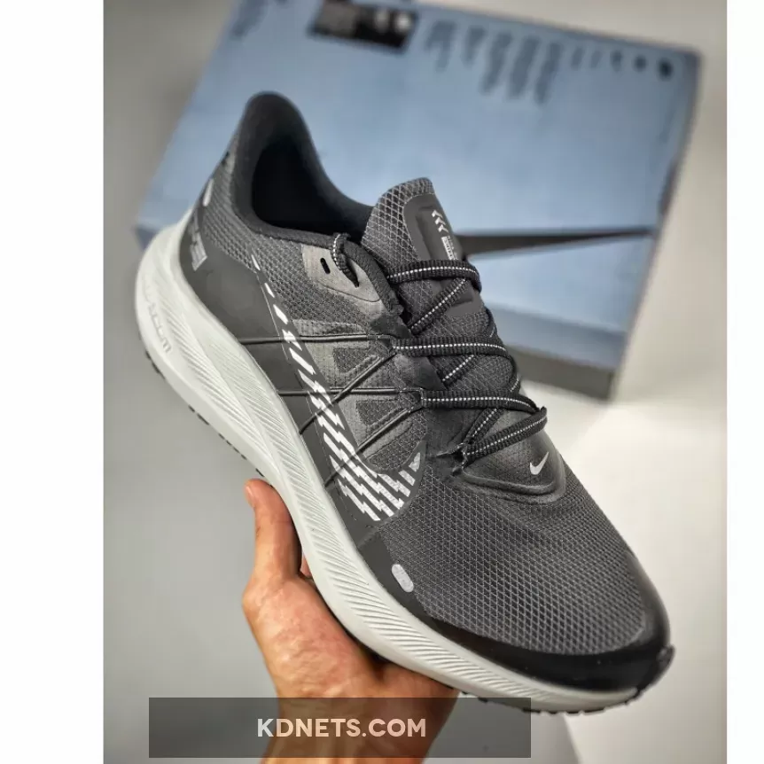 Nike Winflo 7 Shield Black Metallic Cool Grey