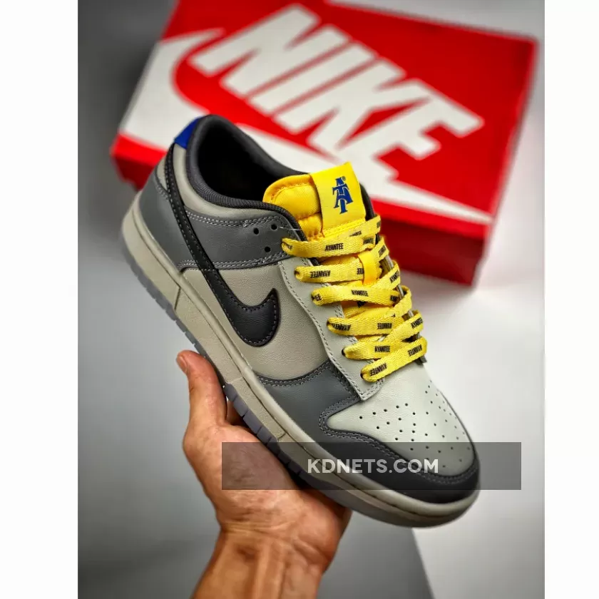 North Carolina A&T x Nike Dunk Low "Ayantee" Cool Grey/Yellow-Blue-Black-Sail