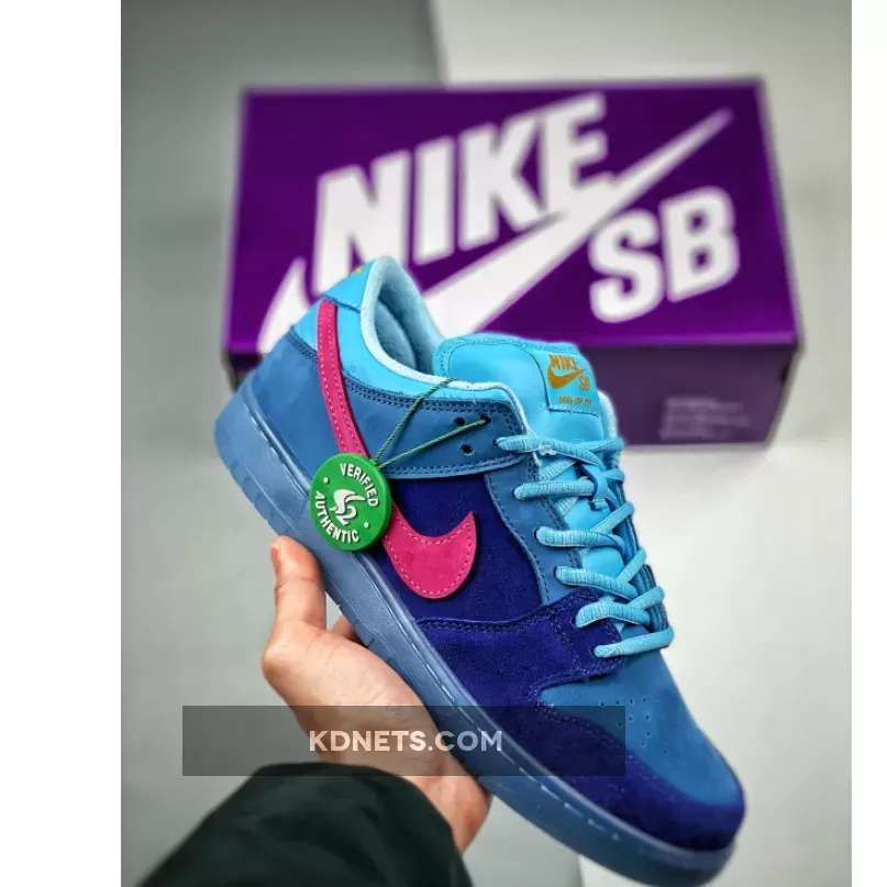 Run The Jewels x Nike SB Dunk Low Royal Blue/Pink-Blue Chill