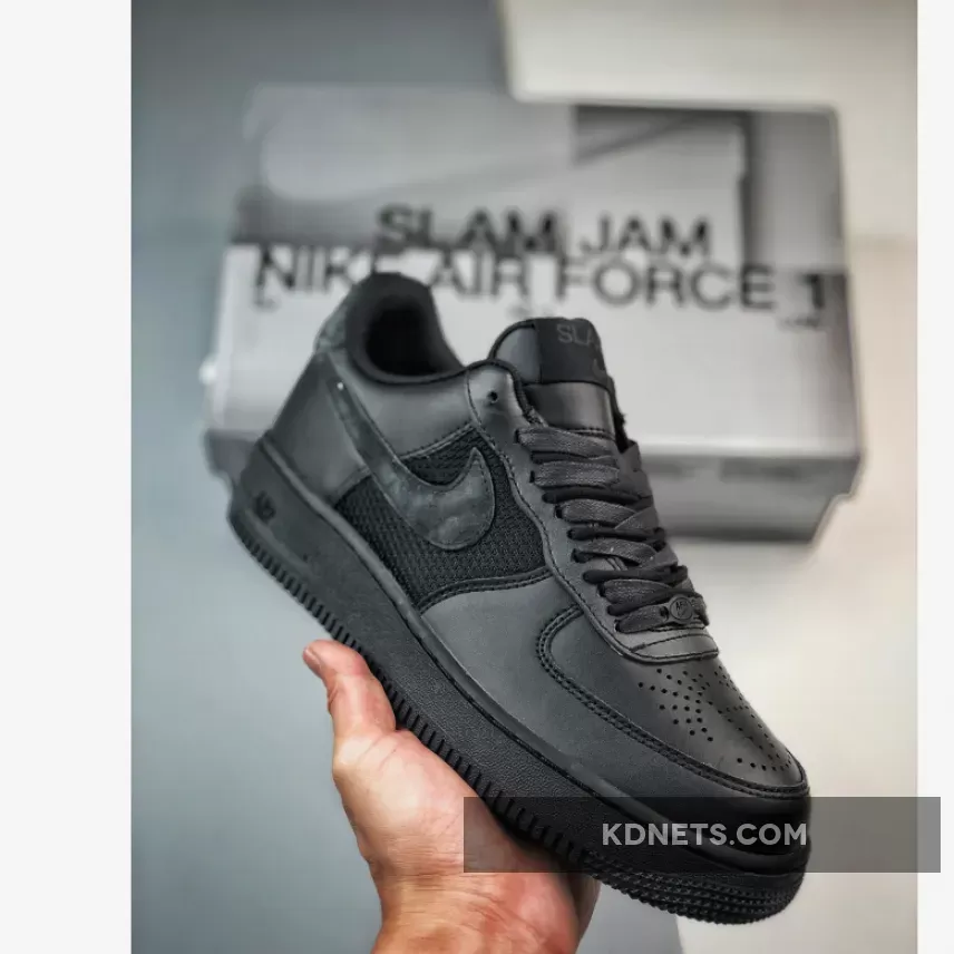 Slam Jam x Nike Air Force 1 Low "Triple Black"