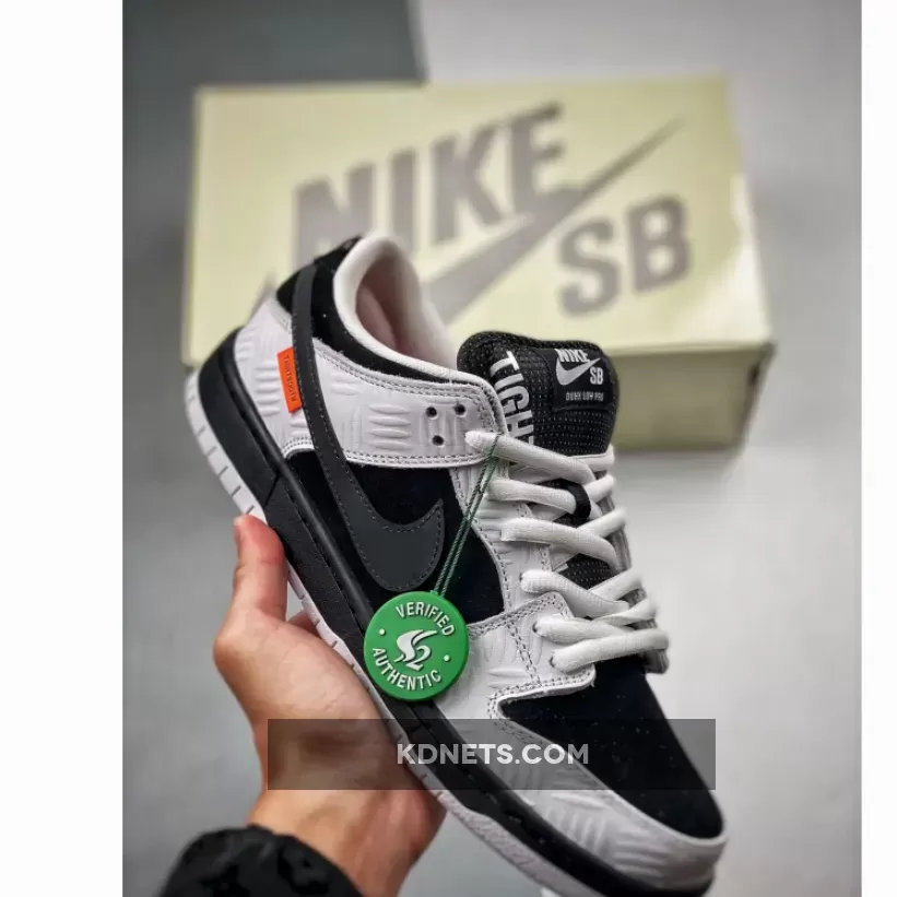 TIGHTBOOTH x Nike SB Dunk Low White/Black-Safety Orange