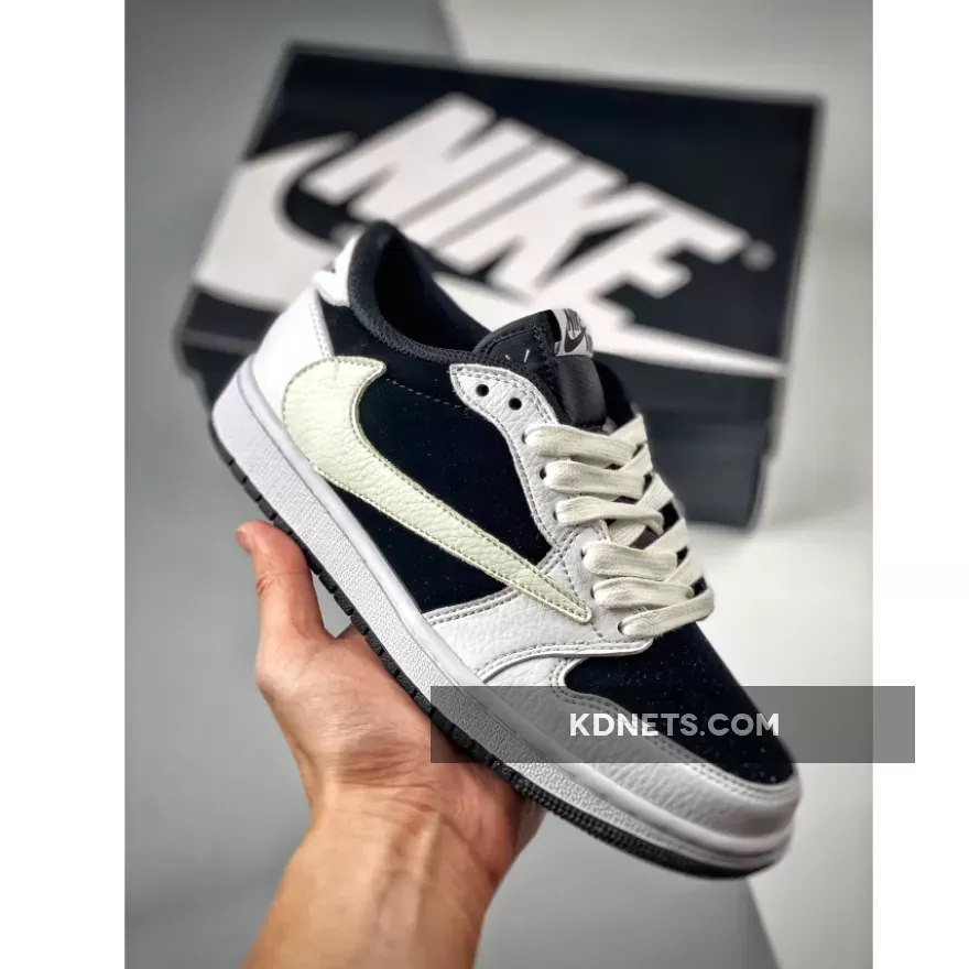 Travis Scott x Air Jordan 1 Low OG "Sail/Black"