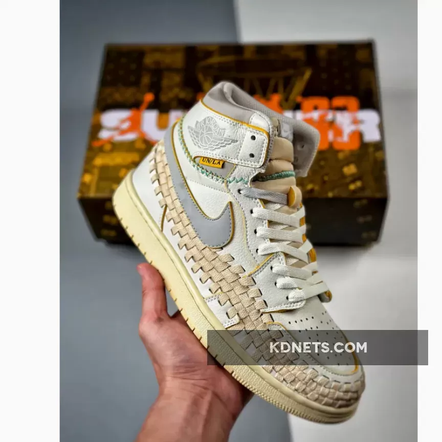 Union LA x BBS x Air Jordan 1 High OG Sail/Wolf Grey-Muslin-Pale Vanilla